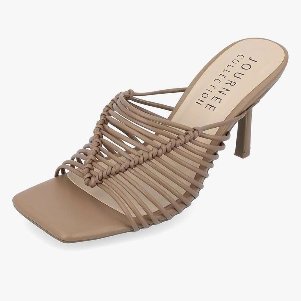 Tan‎ Journee Collection high heel sandals #heels